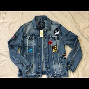 American Rag Denim Patch Jacket